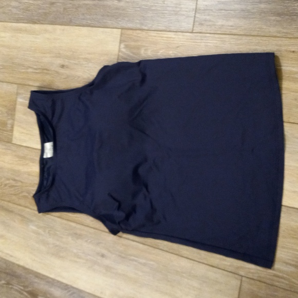 Lands' End Deep Sea Navy Swim Tankini - Picture 2 of 16